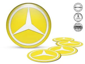 Mercedes Raddekal Ausgabe Rennsport-Silikon-Aufkleber